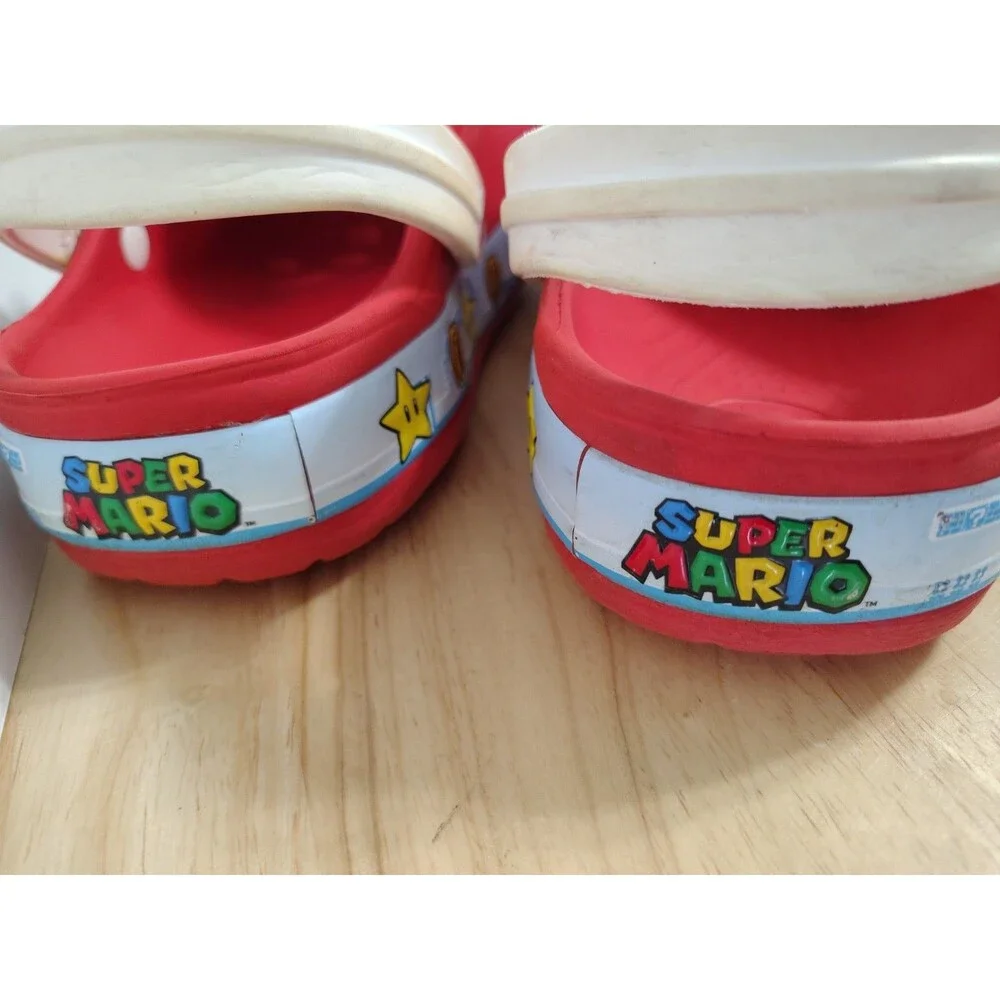 Crocs Kids Super Mario Bros. Clog, Red US Size J3 Nintendo Themed Clogs
